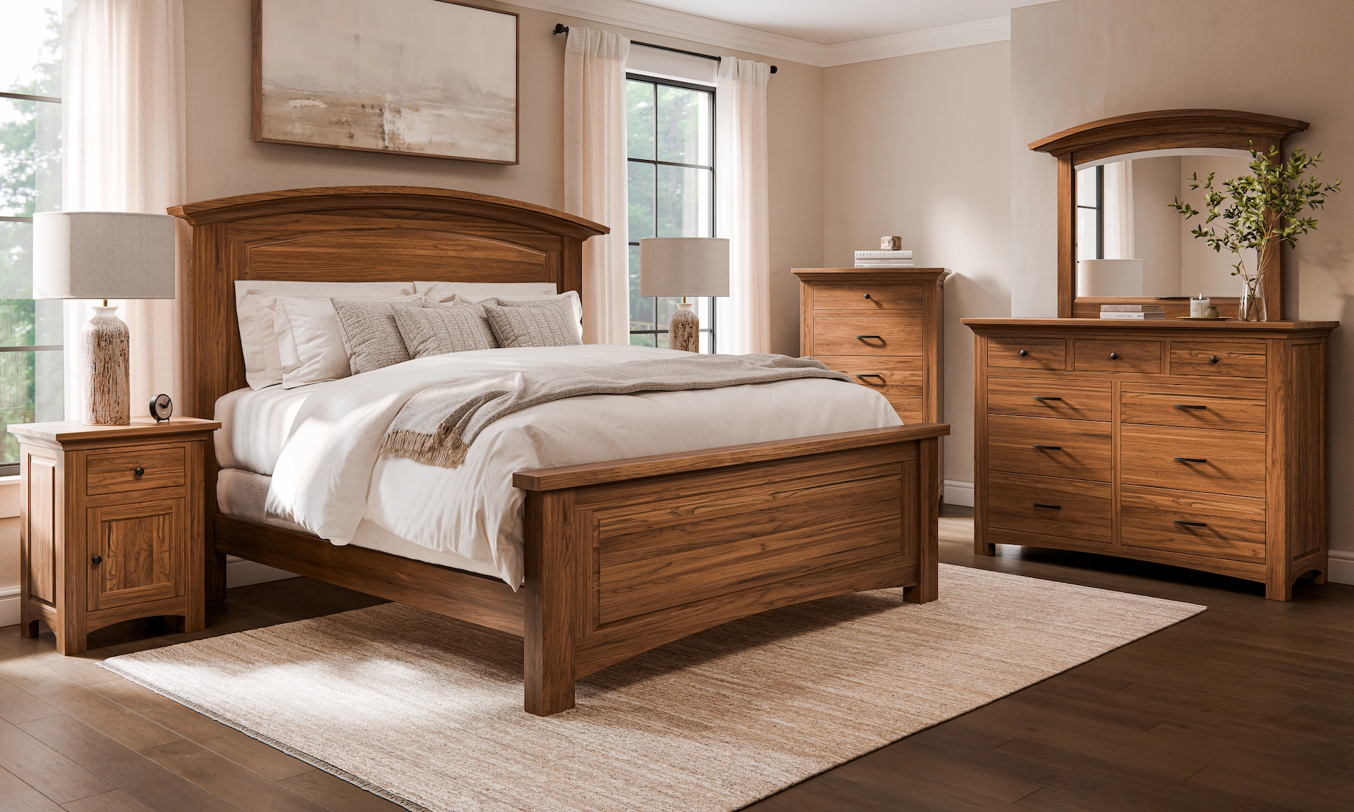 Home 1 JR Woodworking Abby Collection Room Setting FINAL