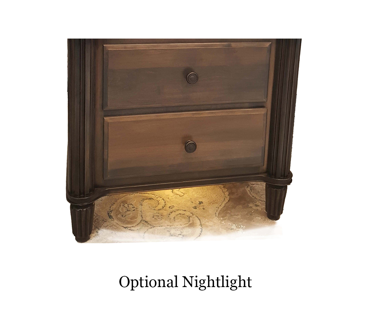 Louis Phillipe 3 Drawer Nightstand 7 Louis Phillipe 3 Drawer Nightstand - Image 7