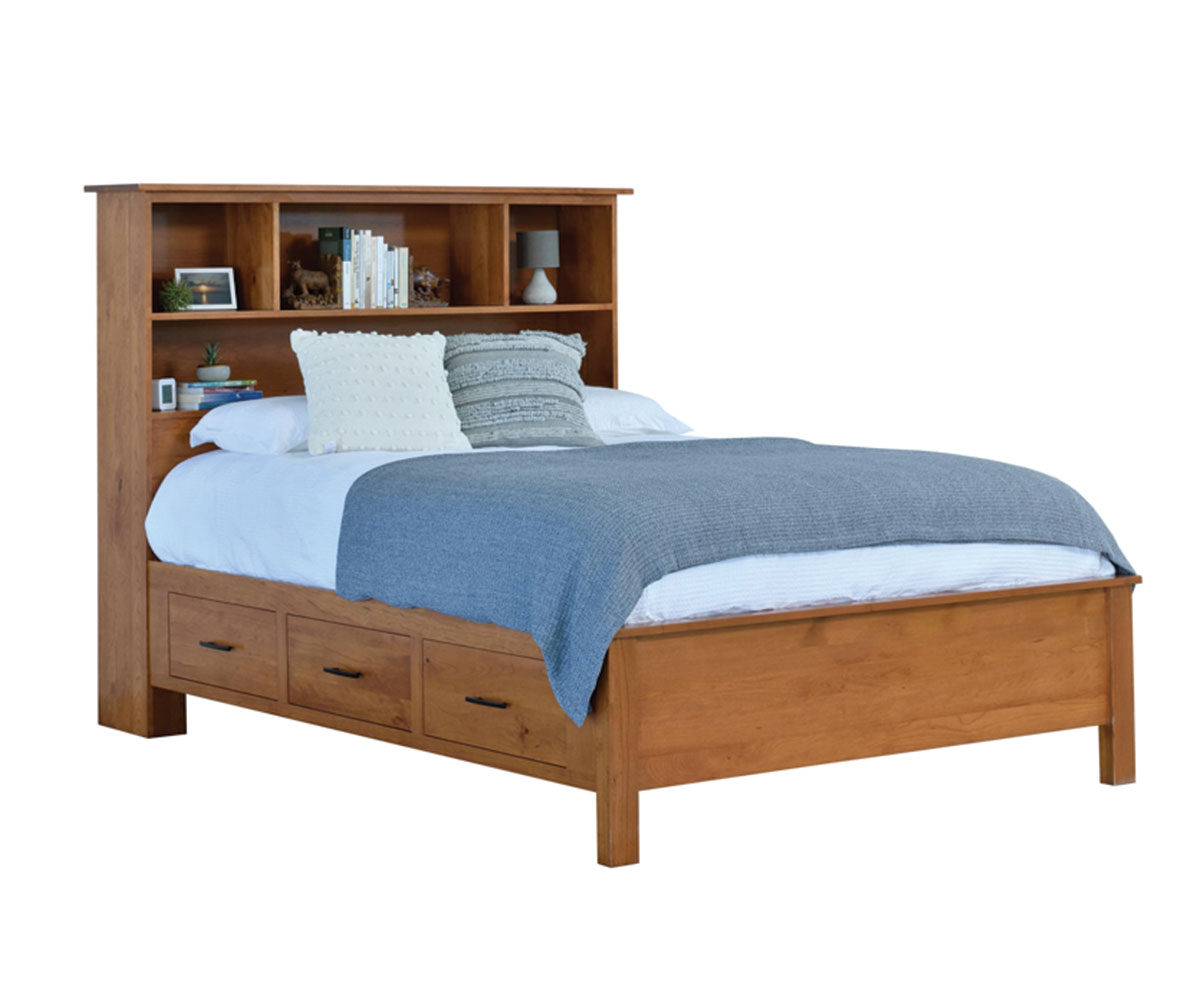 Williamsport Bookcase Bed With Drawers 1 Williamsport Bookcase Bed With Drawers