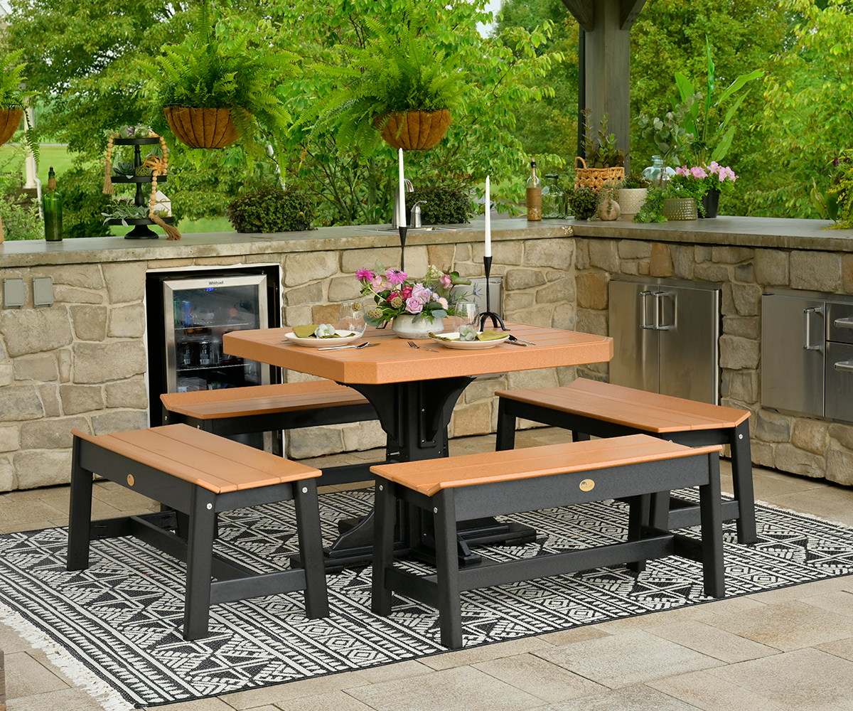 Café Dining Bench - 41"W 2 Café Dining Bench - 41"W - Image 2