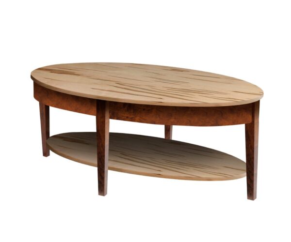 Modern Shaker Oval Coffee Table