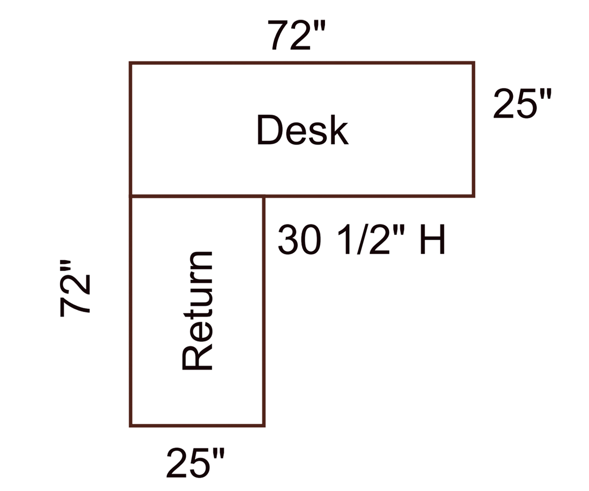 Arlington L-Desk With Hutch 5 Arlington L-Desk With Hutch - Image 5