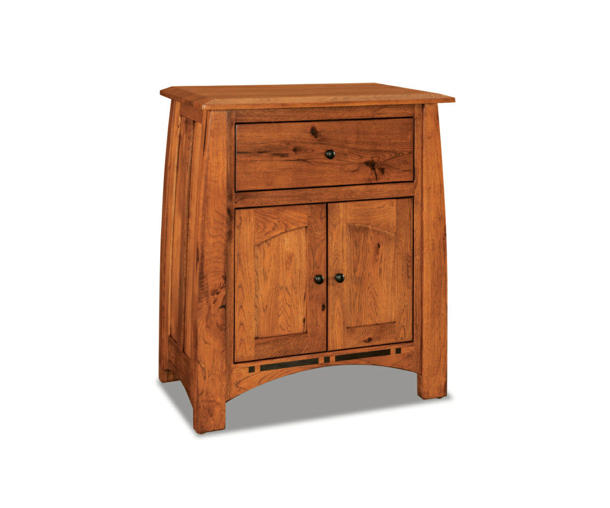 Boulder Creek 1 Drawer 2 Door Nightstand 1 Boulder Creek 1 Drawer 2 Door Nightstand
