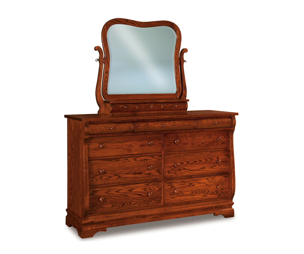 Chippewa Sleigh 9 Drawer Dresser - 65"W 1 Chippewa Sleigh 9 Drawer Dresser - 65"W