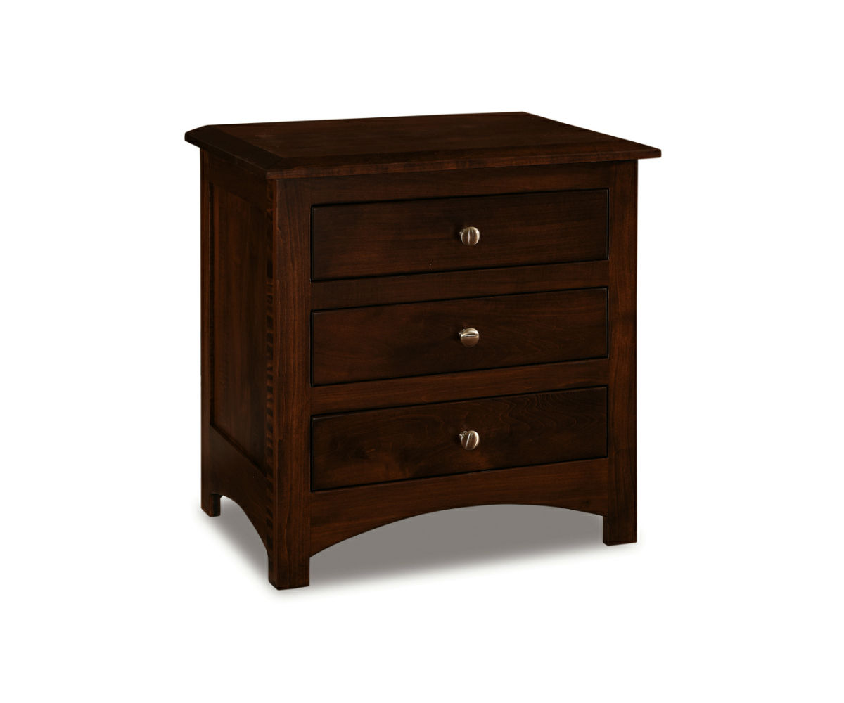 Finland 3 Drawer Nightstand 1 Finland 3 Drawer Nightstand
