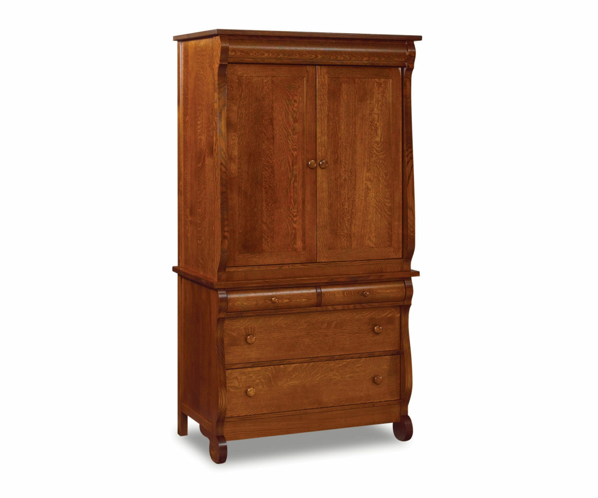 Old Classic Sleigh Armoire 1 Old Classic Sleigh Armoire