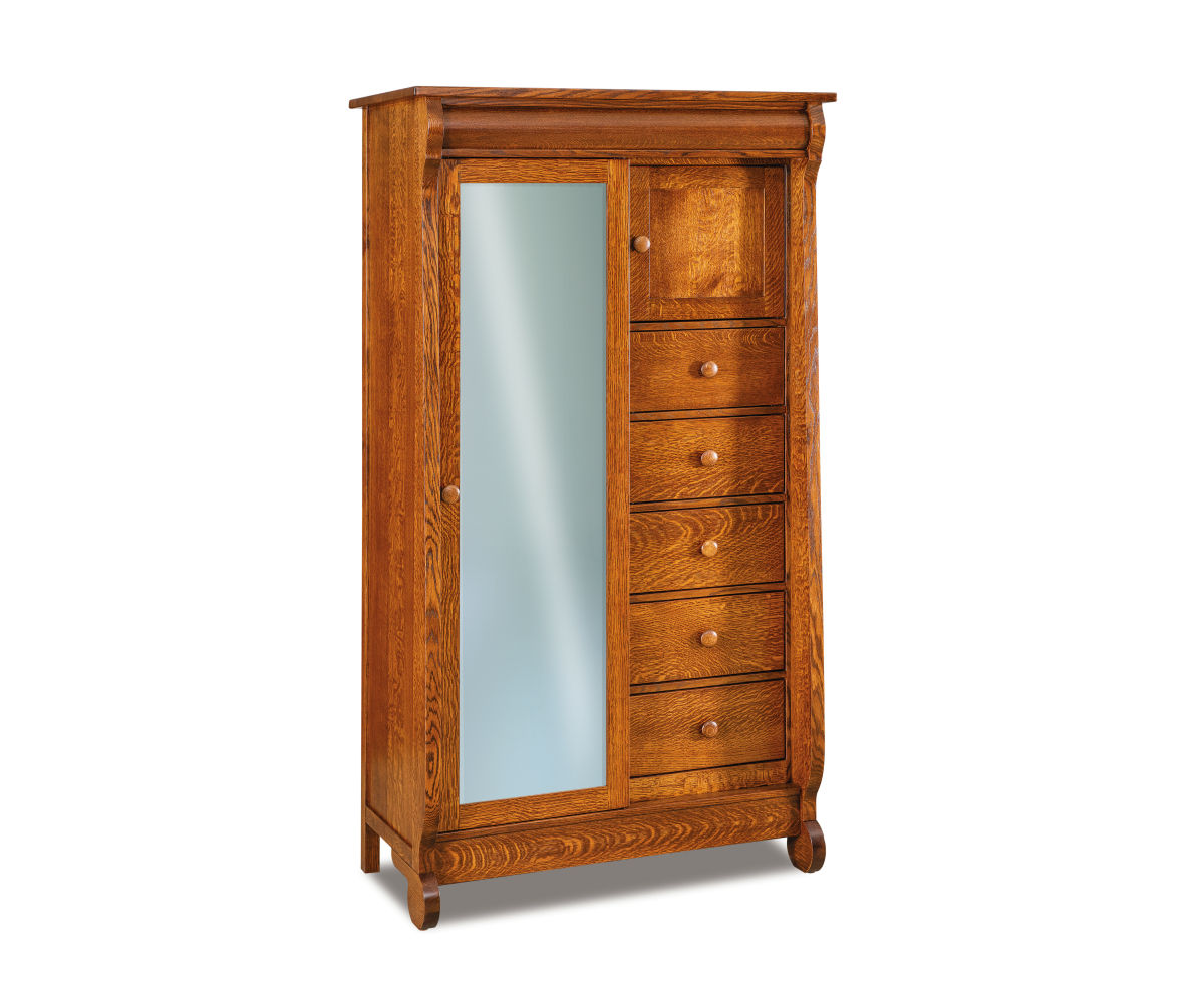 Old Classic Sleigh Sliding Door Chifferobe 1 Old Classic Sleigh Sliding Door Chifferobe