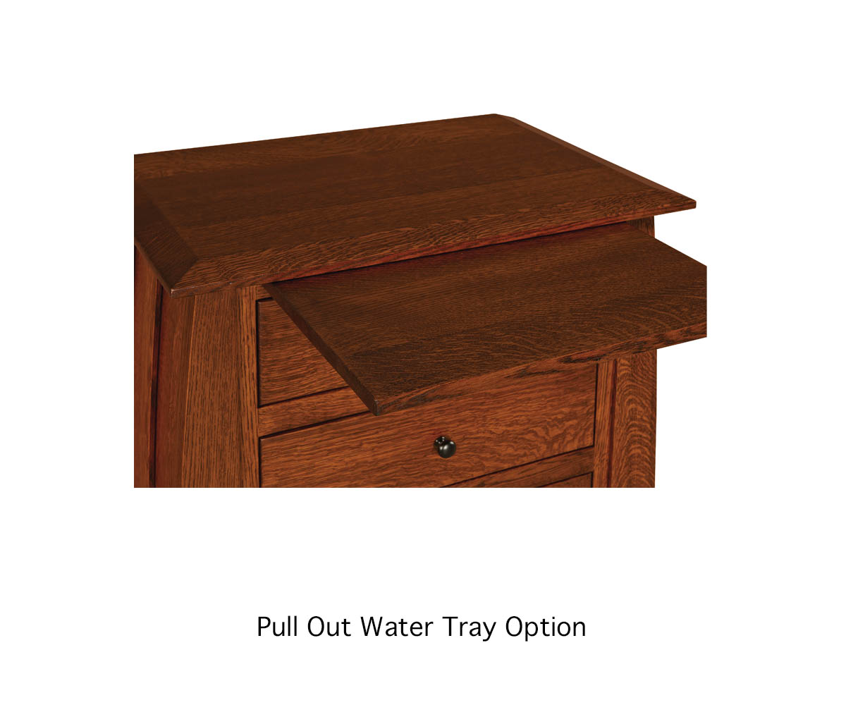 Boulder Creek 3 Drawer Nightstand 4 Boulder Creek 3 Drawer Nightstand - Image 4
