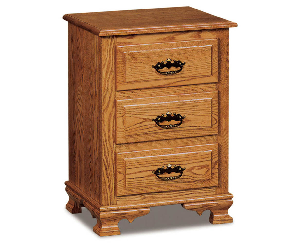 Heritage 3 Drawer Nightstand 1 Heritage 3 Drawer Nightstand