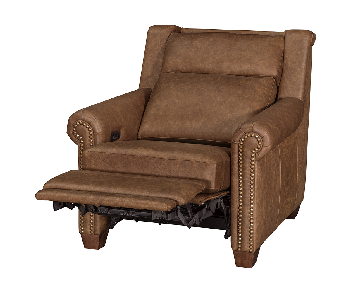 Remington Chair Recliner with Tilt Headrest - Rolled Arm 3 Remington Chair Recliner with Tilt Headrest - Rolled Arm - Image 3