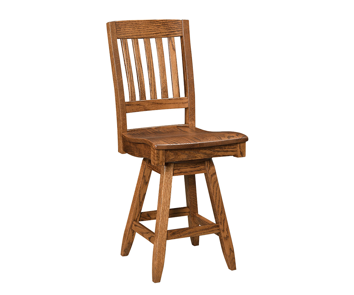 Buckeye Shaker 24" Swivel Barstool 1 Buckeye Shaker 24" Swivel Barstool