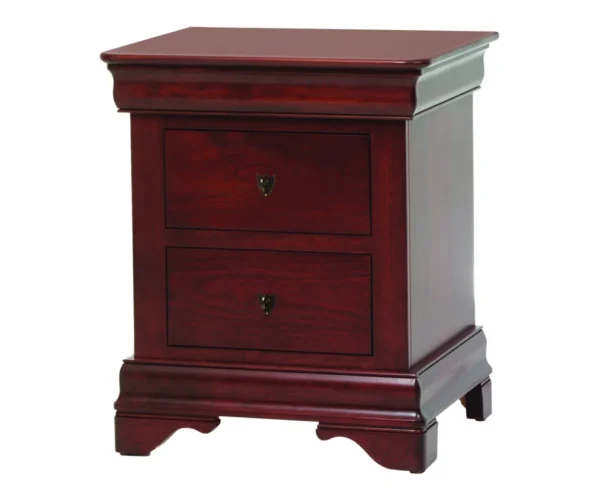 Louis Phillipe 2 Drawer Nightstand