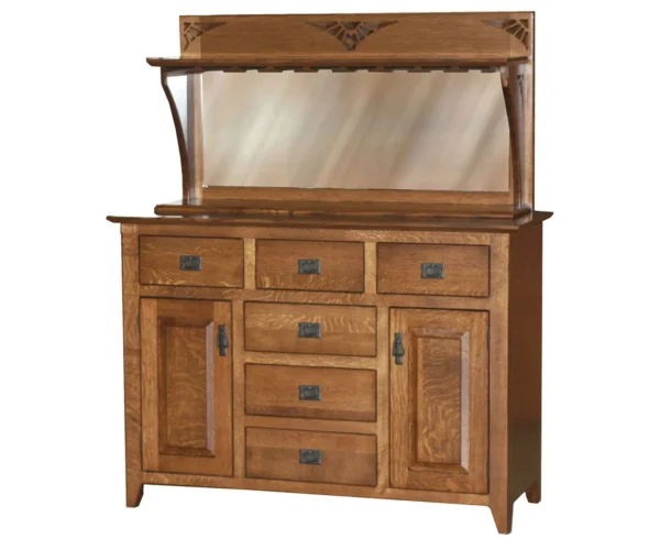 Cameo Buffet with Wine Rack