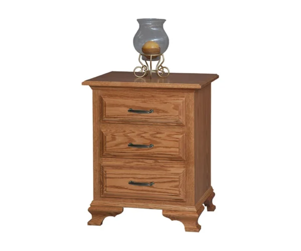 Crown Villa 3 Drawer Nightstand